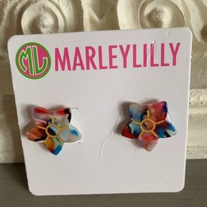NWT Marley Lilly flower earrings